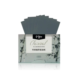 แผ่นดูดซับน้ํามัน 100 ชิ้นสําหรับใบหน้า | กระดาษซับแบบพกพาสําหรับ Shine Control & Mattifying