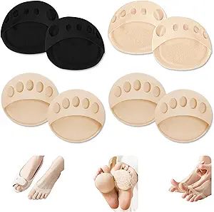 Forefoot ถุงเท้า Pads Foot Pain Care ดูดซับเบาะเท้าถุงเท้า Toe Pad Inserts