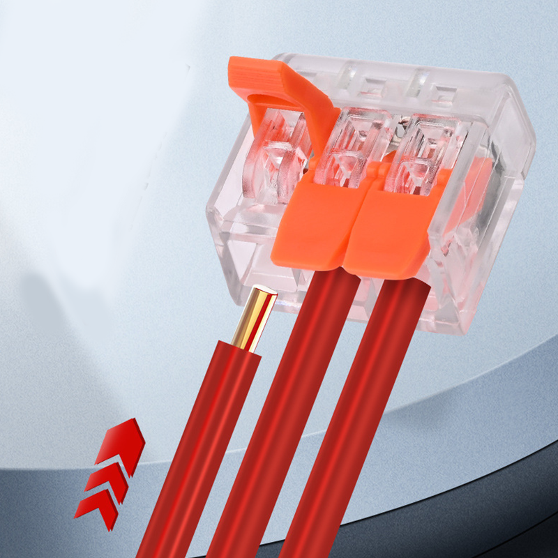 เทอร์มินัลปลั๊กอินด่วนชนิดสากลสีส้ม, ขั้วต่ออุปกรณ์ไฟฟ้า, เทอร์มินัลขั้วต่อสายไฟ, 250V/32A - รูปที่ 4