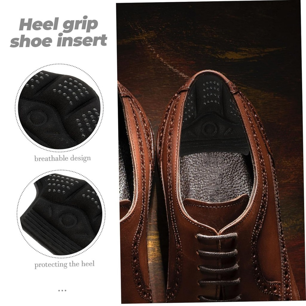 1 คู่ส้นเบาะแผ่นสําหรับรองเท้าขนาดใหญ่ Shock Absorption Insoles