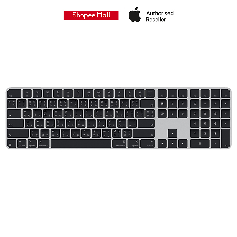 Magic Keyboard with Touch ID and Numeric Keypad for Mac models with Apple silicon - Thai - Black Key