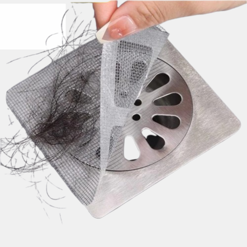 [มูลค่าสูงสุด] ชุดตัวกรองขยะ 10 ชิ้น LS1-80916-425 Self-Adhesive Anti-Clogging สะดวกตัวกรองท่อระบายน