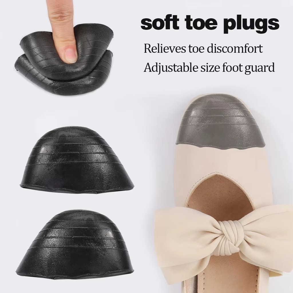 Cuttable PU Foam Toe Plugs แผ่นกันลื่นสําหรับการดูดซึมแรงกระแทก Comfort ในรองเท้าทั้งหมด