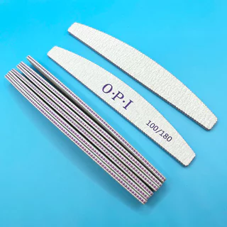 ตะไบเล็บ 100/180 Grit ตะไบเล็บสองด้าน Emery Boards หยาบสําหรับเล็บอะคริลิคและธรรมชาติ 10 ชิ้น