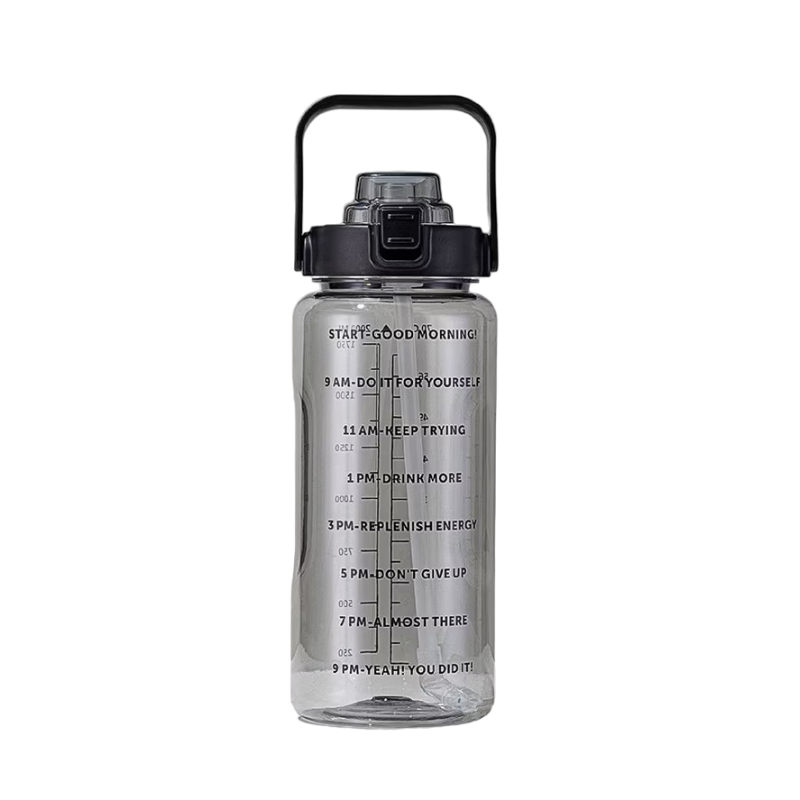 [มูลค่าสูงสุด] ขวดน้ํา 2L LS1-060-76 น่ารักพร้อมมาร์กเกอร์เวลา