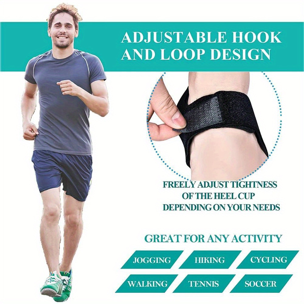 เครื่องป้องกันส้นเท้า Plantar Fasciitis (2 ชิ้น) – เบาะสําหรับ Alleviating ปวดส้นเท้าและแผ่นส้นเท้าแรงดัน ตัวป้องกันส้นเท้า - รูปที่ 5