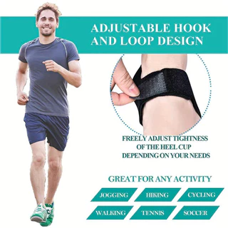 เครื่องป้องกันส้นเท้า Plantar Fasciitis (2 ชิ้น) – เบาะบรรเทาปวดและแผ่นรองส้นเท้า ตัวป้องกันส้นเท้า