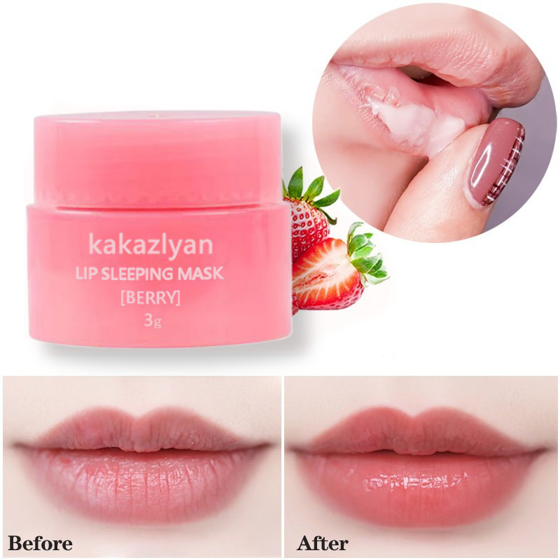 Laneige มาสก์ปากตอนนอน - เบอร์รี 3 กรัม ประเทศเกาหลี มาสก์ดูแลริมฝีปากในตอนกลางคืน