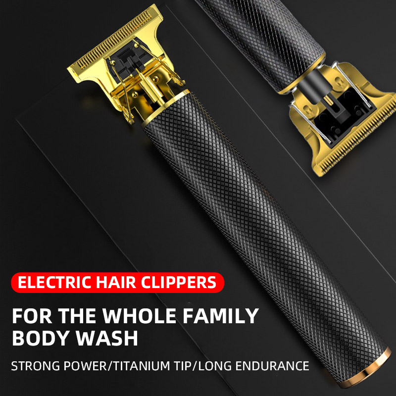 Professional Vintage ไฟฟ้าชาร์จผม Clipper เครื่องตัดผม Trimmer สําหรับชายตัดผม