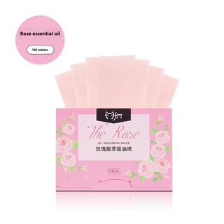 แผ่นดูดซับน้ํามัน 100 ชิ้นสําหรับใบหน้า | กระดาษซับแบบพกพาสําหรับ Shine Control & Mattifying