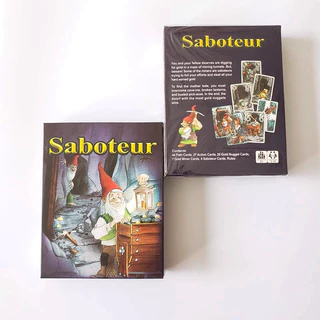 การ์ดเกมกระดาน Saboteur เกมขุดทองคนแคระ เกมปาร์ตี้บนโต๊ะ เวอร์ชันภาษาอังกฤษ