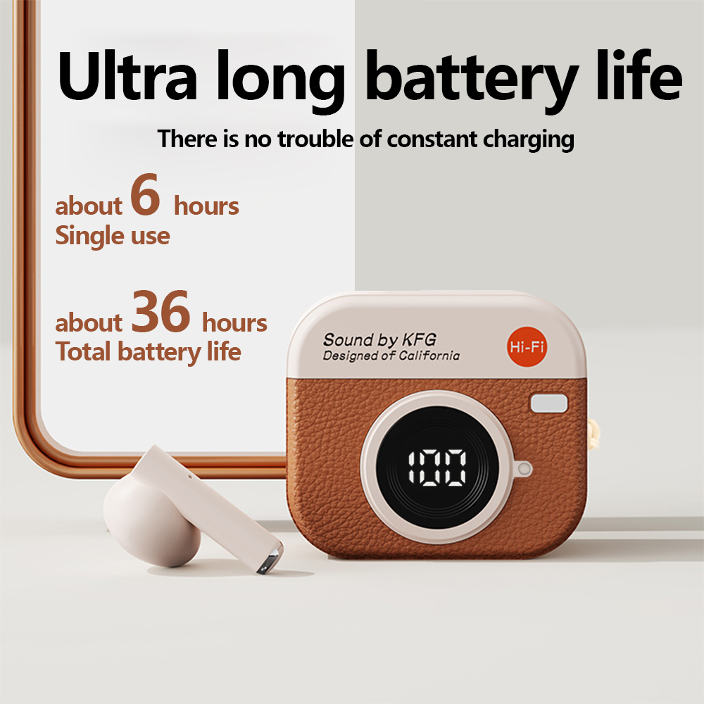 Hqai H12 หูฟังหูฟังกันน้ํา Touch Conter Noise Cancelling หูฟังเสียงไฮไฟเสียงสเตอริโอ