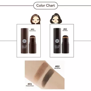 Cathy Doll Hair Line Cushion 2g ปิดเหม่ง ปิดผมบาง ที่ปิดหัวล้าน (มี 2 เฉดสีให้เลือก)
