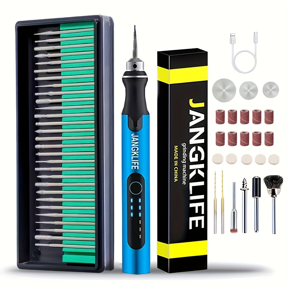 Jangklife Mini สว่านไร้สายเครื่องมือไฟฟ้า 3.6V เจาะเครื่องบดบดชุดอุปกรณ์เสริมไร้สายแกะสลักปากกาสําหรับเครื่องประดับแก้วไม้