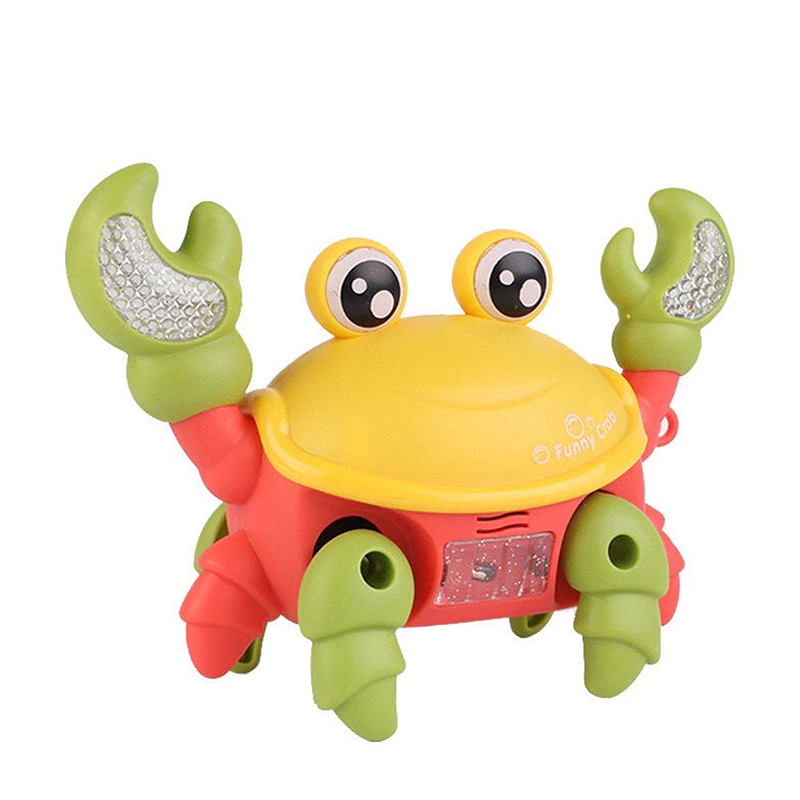 ของเล่น Robo Crab เต้นรําเรืองแสงสําหรับเด็ก - สัตว์เลี้ยงอิเล็กทรอนิกส์พร้อมเพลงและไฟของเล่นเด็กคริสต์มาสสําหรับเด็กผู้หญิง thumbnail 6