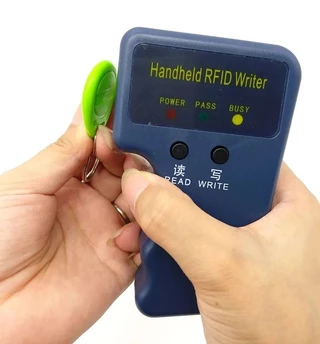 โปรแกรมคัดลอก RFID 125KHz สําหรับบัตร EM4100 5200 แบบมือถือ