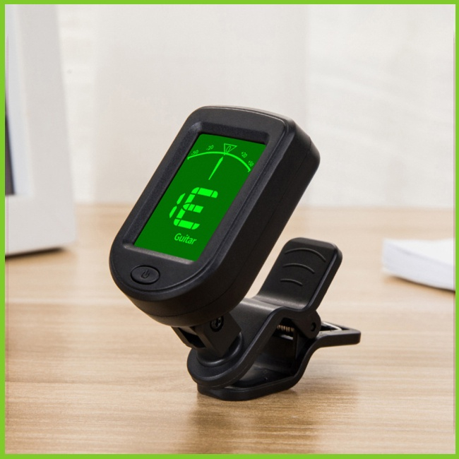 Miwayer Clip-on Chromatic Tuner จอแสดงผล LCD String Instrument Tuner สําหรับกีตาร์ Ukulele ไวโอลิน
