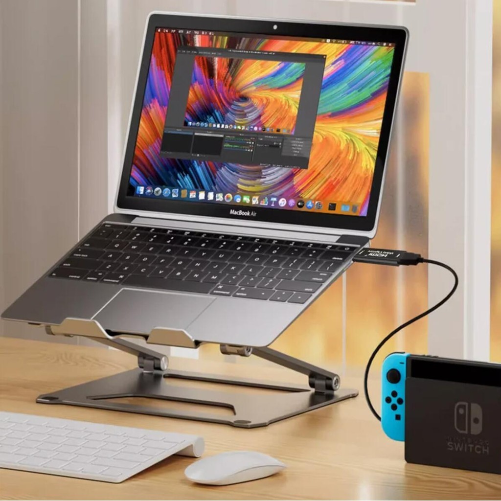 Usb2.0 HDTV Converter 4K HD 1080P การ์ดจับภาพวิดีโอ Grabber กล่องบันทึก​ สําหรับ Windows Android