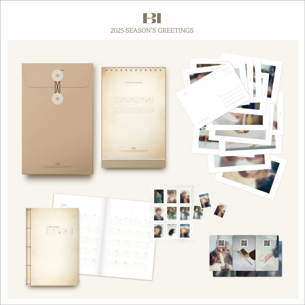 [PRE-ORDER] B.I - B.I 2025 SEASON’S GREETINGS [소품집]