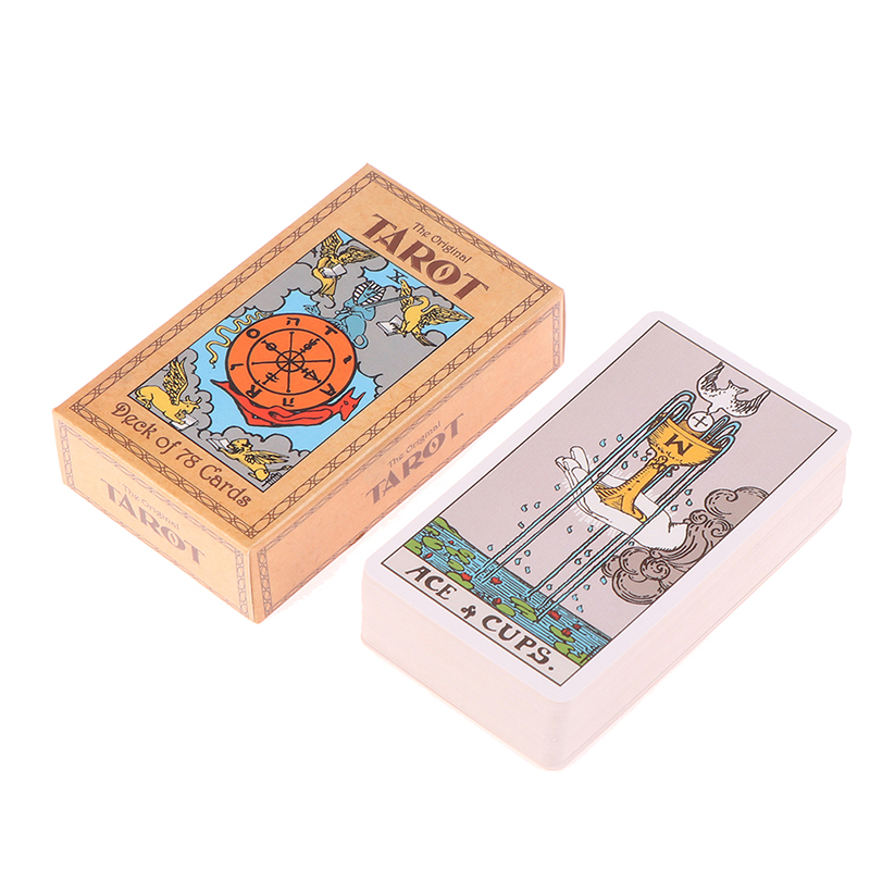 เวอร์ชันภาษาอังกฤษ Oracle การ์ดดาดฟ้าลึกลับทํานายคําทํานาย Fate Tarot Deck Card Party ตารางการ์ดเกมกระดานอุปกรณ์
