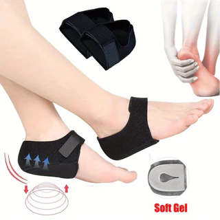 เครื่องป้องกันส้นเท้า Plantar Fasciitis (2 ชิ้น) – เบาะบรรเทาปวดและแผ่นรองส้นเท้า ตัวป้องกันส้นเท้า