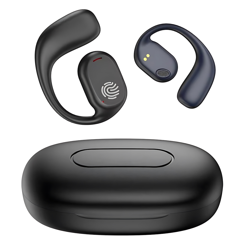 บลูทูธ 5.3 หูฟังหูฟังแยกเสียงรบกวน Bone Conduction Soundgear Sense TWS Ture หูฟังไร้สาย EarHook กีฬาชุดหูฟังกันน้ําพร้อมไมโครโฟน