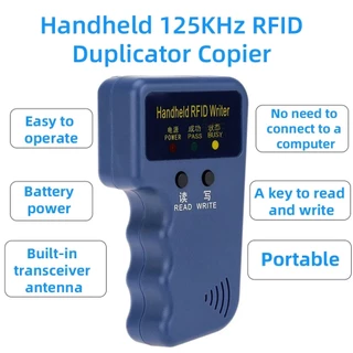 โปรแกรมคัดลอก RFID 125KHz สําหรับบัตร EM4100 5200 แบบมือถือ
