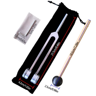 ส้อมปรับ 128Hz สําหรับบําบัดเสียงลดความเครียด Otacostic Emission การทดสอบและเครื่องมือทําความสะอาดหูฤดูร้อนผ่อนคลาย