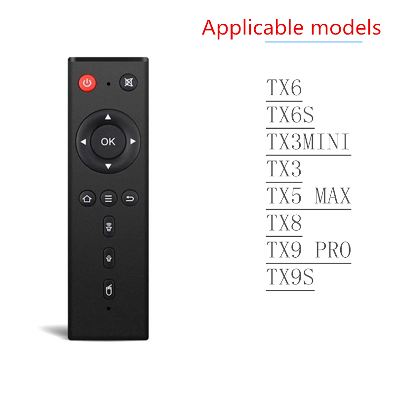 รีโมทคอนโทรลใหม่สำหรับ Tanix Tx3 Tx6 Tx8 Tx5 Tx92 Tx9pro Max Mini Tv Box แทนที่