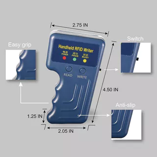โปรแกรมคัดลอก RFID 125KHz สําหรับบัตร EM4100 5200 แบบมือถือ