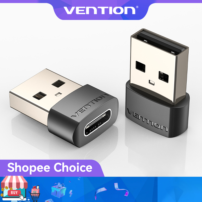 Vention อะแดปเตอร์ Type C เป็น USB OTG Type C ตัวเมียเป็นอะแดปเตอร์ USB A ตัวผู้สําหรับโทรศัพท์มือถือ Macbook Android