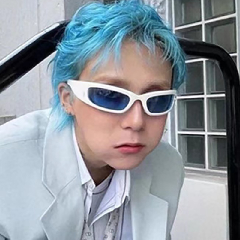 แว่นกันแดด Y2K Aesthetic - เฉดสี Punk Biker สําหรับผู้หญิง