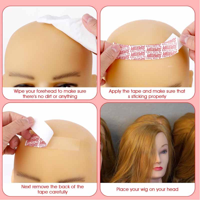 เทปวอล์คเกอร์โค้ง 36 ชิ้น - กาวพันธะแบบยึดพิเศษสองด้านสําหรับระบบลูกไม้และผมปลอมของผู้ชาย - รูปที่ 3