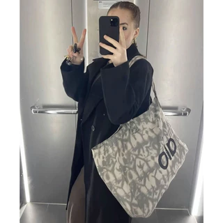 Unisex Yoga Gym Tote Bag กระเป๋าสะพายผ้าแคนวาสความจุขนาดใหญ่สําหรับกีฬาและออกกําลังกาย