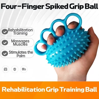 Finger Grip Strengthener และลูกบอลลดความเครียดกายภาพบําบัดเครื่องออกกําลังกายมือสําหรับการฟื้นฟูสมรรถภาพ