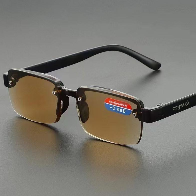 2025 แว่นอ่านหนังสือทรงสี่เหลี่ยมย้อนยุค - แว่นตาลําลองกรอบน้ําหนักเบา Commute & Urban Style