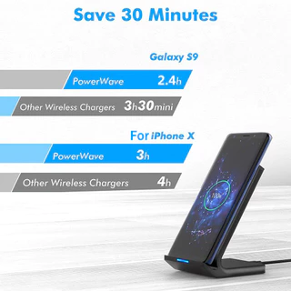 แท่นชาร์จไร้สาย 30w Qi แบบชาร์จเร็ว สําหรับ iPhone Samsung