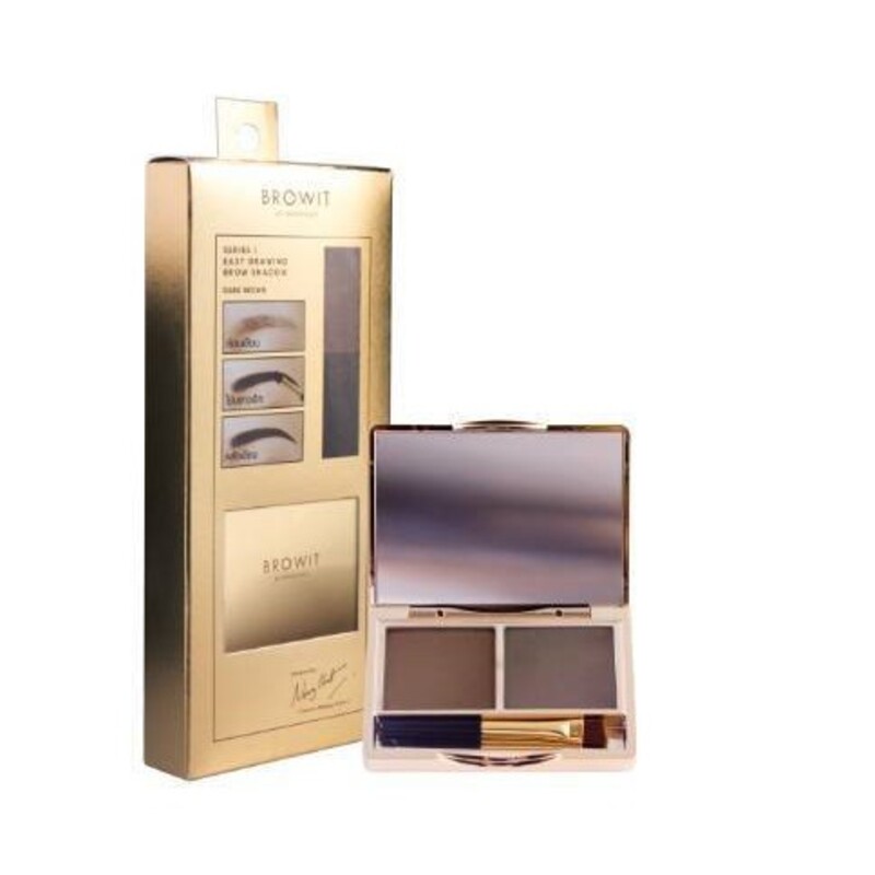 Browit by NongChat Easy Drawing Brow Shadow บราวอิท น้องฉัตร ที่เขียนคิ้ว ชนิดฝุ่น 4g (รุ่นมีกระจก)