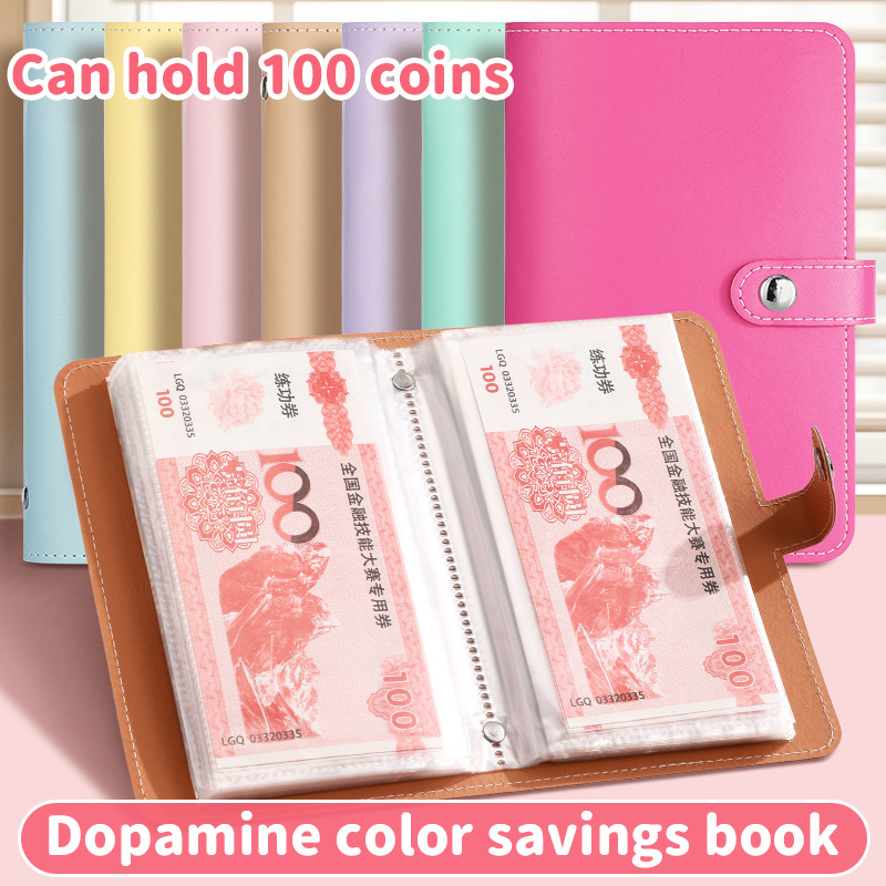 สมุดออมเงิน Challenge Binder Mini Folder หนังสือออมและเก็บของเงินสด