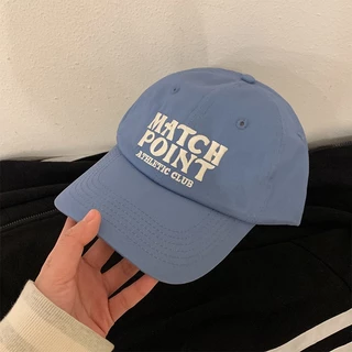หมวกแก๊ป ทรงเบสบอล หมวกแก็ป ปัก Match Point มีให้เลือกหลายสี