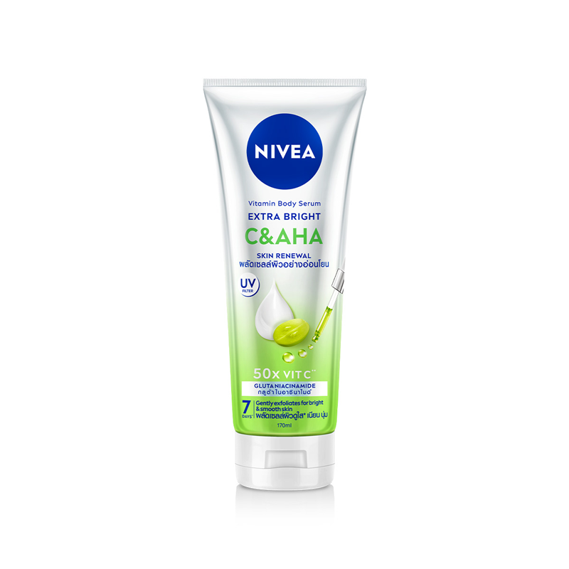 [Gift] นีเวีย วิตามิน บอดี้ เซรั่ม เอ็กซ์ตร้า ไบรท์ ซี แอนด์ เอเอชเอ 170 มล. NIVEA (สินค้าสมนาคุณงดจ