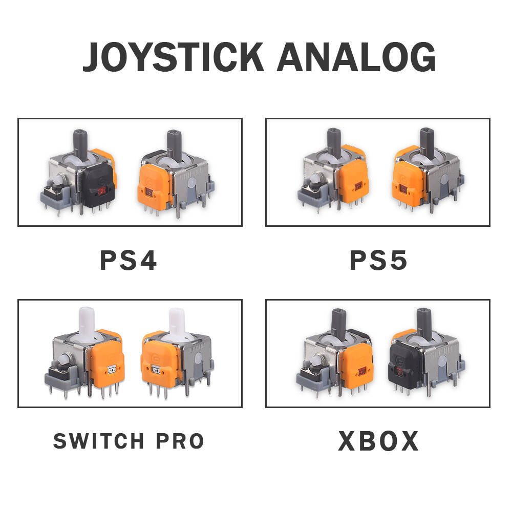 2 ชิ้น 3D Hall Effect จอยสติ๊กเปลี่ยนคอนโทรลเลอร์สําหรับ PS4/PS5/Switch Pro/Xbox อุปกรณ์ซ่อม