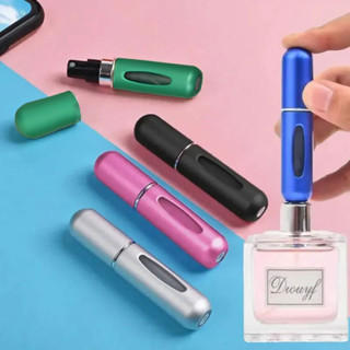 ขวดน้ําหอมอลูมิเนียมปั๊มตัวเองแบบพกพา 1 ชิ้น: คอนเทนเนอร์สเป…