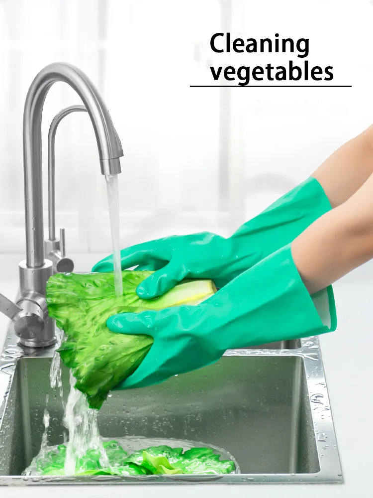 Delta Plus NITREX VE801 - ถุงมือนิรภัยไนไตรล์ป้องกันสารเคมี นํากลับมาใช้ใหม่และล้างทําความสะอาดได้