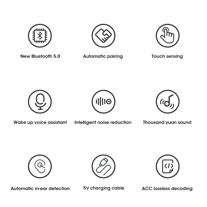 Tws Inpods Pro4 ชุดหูฟังบลูทูธไร้สาย 5.0 ขนาดเล็ก สําหรับ Android และ Xiaomi