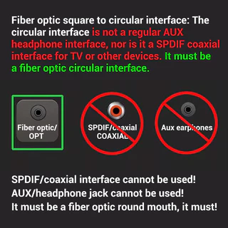 Vention Optical Fiber Square Port to 3.5mm Optical Fiber Round Port Audio Cable Hi-Fi Dolby DTS PCM