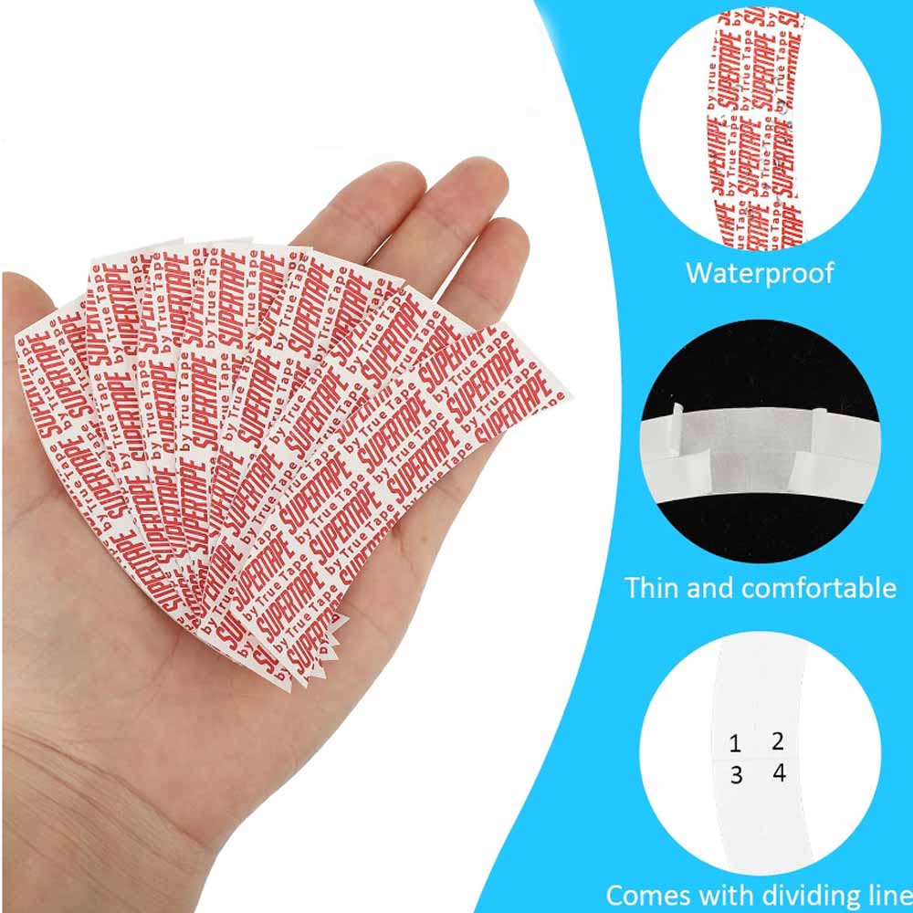 เทปวอล์คเกอร์โค้ง 36 ชิ้น - กาวพันธะแบบยึดพิเศษสองด้านสําหรับระบบลูกไม้และผมปลอมของผู้ชาย - รูปที่ 2