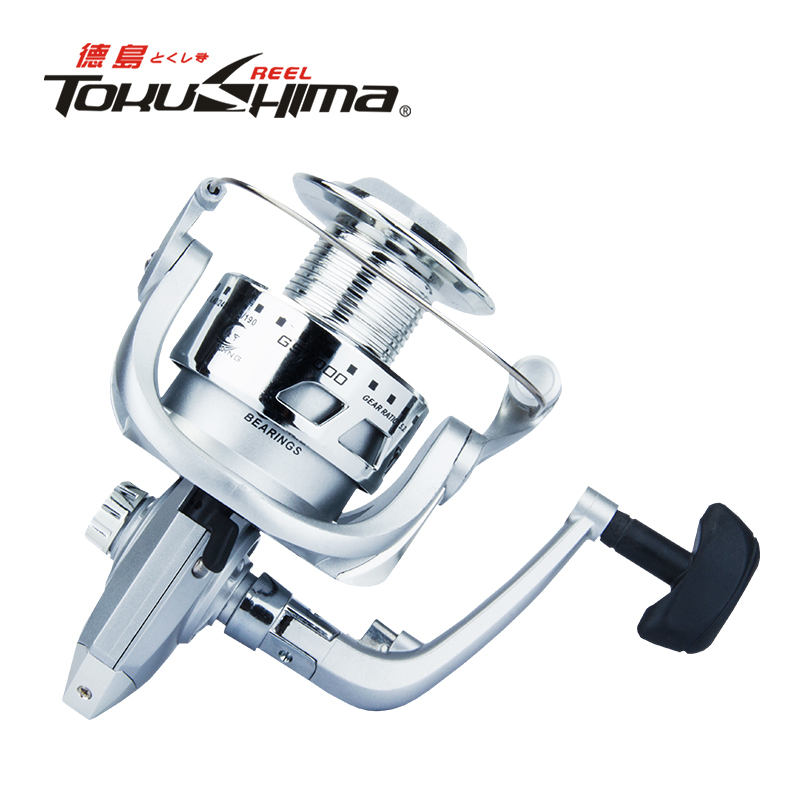 ตกปลาน้ําเค็ม Reel 5.2:1 ความเร็วสูง Mesin Pancing 7Kg ลากสูงสุด Mesin Pancing Murah Jigging Reel Spinning Reel