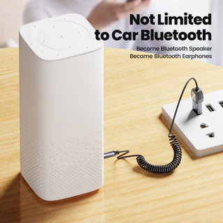 Toocki เครื่องแปลงเสียงในรถยนต์ไร้สาย Bluetooth 5.4 USB เป็นแจ็ค 3.5 มม. สำหรับชุดอุปกรณ์ติดรถยนต์ BT Transmitter