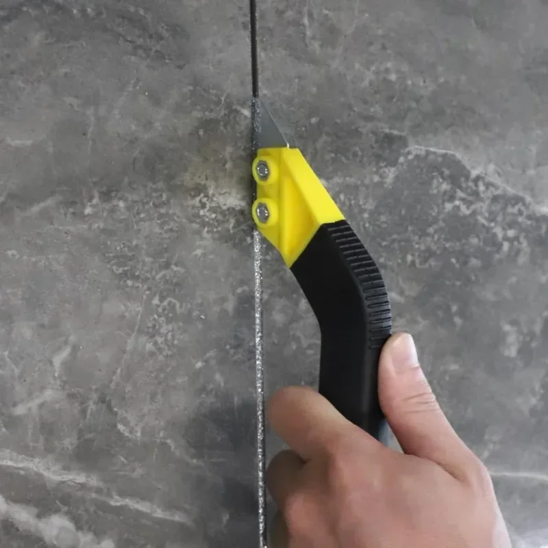 เครื่องมือขูดร่องยาแนวบ้าน Marino ใบมีดอัลลอยด์ทนทาน สําหรับทําความสะอาดและขูดร่องกระเบื้อง - รูปที่ 4